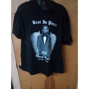 Nipsey Hussle rest In Peace 3XL T Shirt